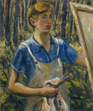 Lee Krasner. Self-Portrait, c1928. The Jewish Museum, New York. © The Pollock-Krasner Foundation. Courtesy the Jewish Museum, New York.