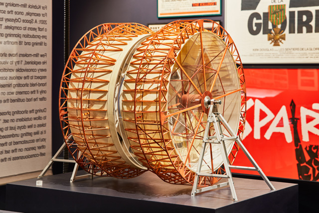 Centrifuge model from 2001: A Space Odyssey, directed by Stanley Kubrick. Photo: Ed Reeve, courtesy of the Design Museum.