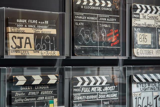 Clapperboards, installation view. Photo: Ed Reeve, courtesy of the Design Museum.