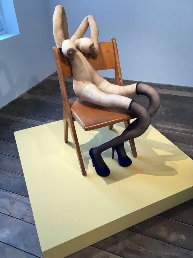 Sarah Lucas. Yves, 2018. Installation view. Photo: Veronica Simpson.