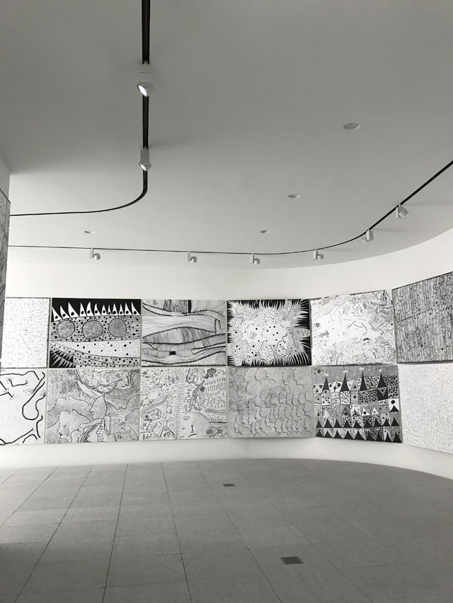 Yayoi Kusama Museum, 2nd floor gallery, installation view. © Yayoi Kusama.