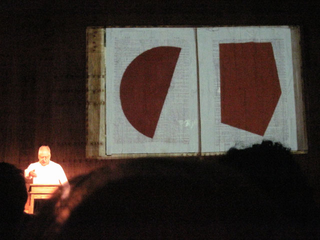 William Kentridge. Ursonate, 2017. St Thomas the Apostle Church, Harlem, New York. Photograph courtesy Adele Eisenstein.