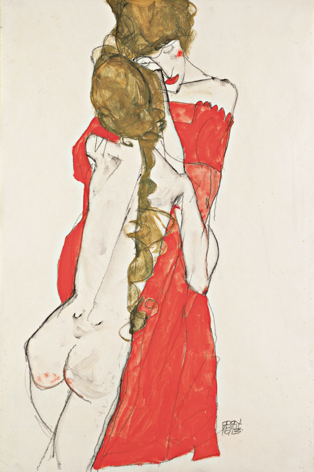 Egon Schiele. Mother and Daughter, 1913. © Leopold Museum, Vienna.