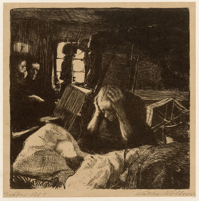 Käthe Kollwitz. Not (Want), Plate 1, 1893-7. Lithograph. © The Trustees of the British Museum.