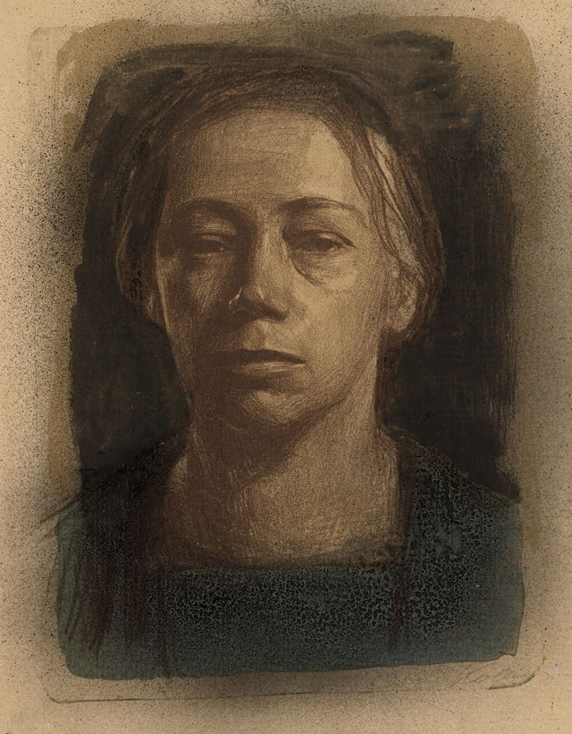 Käthe Kollwitz. Self Portrait, 1904. Lithograph. © The Trustees of the British Museum.