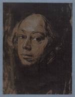 Käthe Kollwitz. Self Portrait looking left, 1901. Lithograph and Etching. © The Trustees of the British Museum.