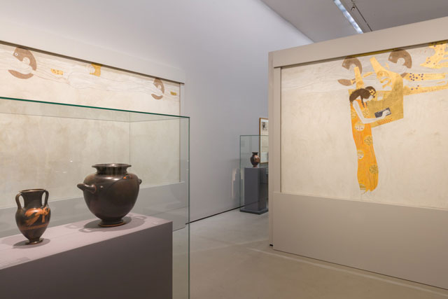 Klimt and Antiquity. Erotic Encounters. Exhibition view. Photograph: Johannes Stoll © Belvedere, Vienna.