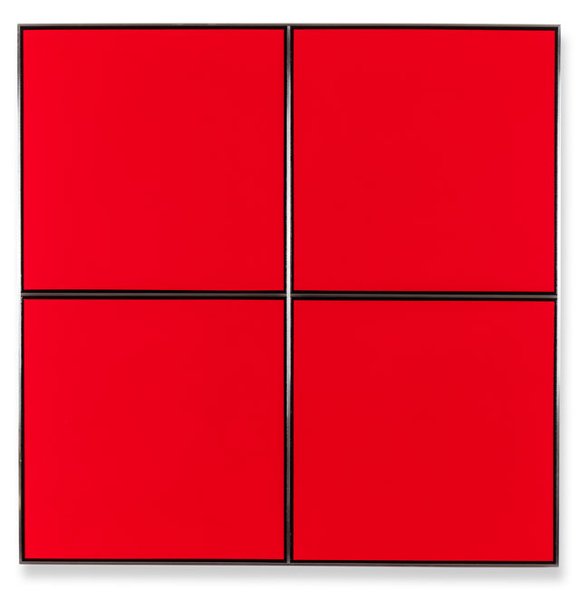 Tadaaki Kuwayama. Untitled (TK6935-1/2-69), 1969. Acrylic on canvas, 90 × 90 cm (35 2/5 × 35 2/5 in). Photograph courtesy The Mayor Gallery, London.