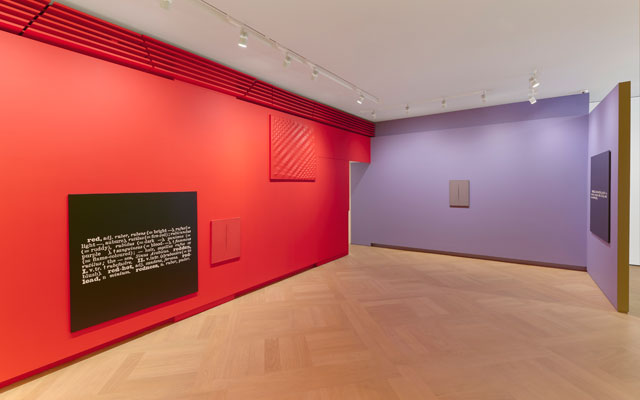 Installation view of Colour in Contextual Play at Mazzoleni. Courtesy Mazzoleni.