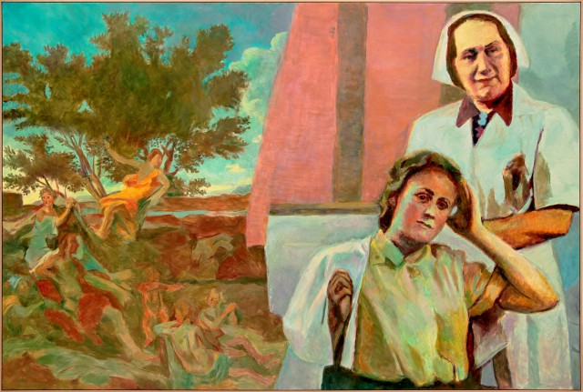 Ilya & Emilia Kabakov. Two Times Nr. 7, 2015. Oil on canvas, 190.5 x 284.5 cm.