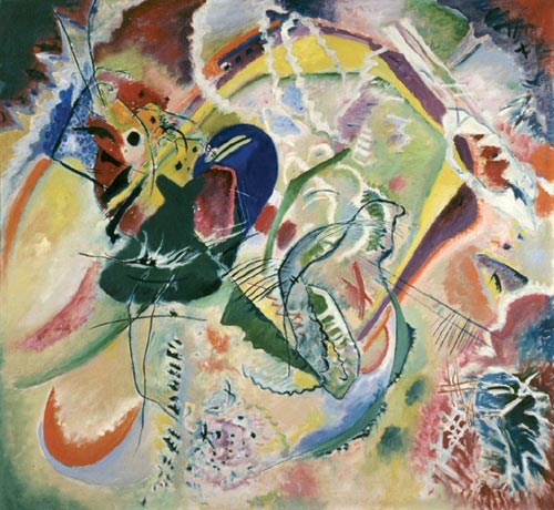 Wassily Kandinsky. <em>Improvisation 35</em>, 1914, Kunstmuseum Basel.