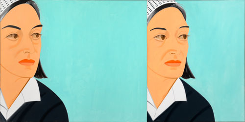 Alex Katz. Ada Ada, 1991. Oil on canvas, 59 7/8 x 120 1/2 in (152 x 306 cm). © Alex Katz/Licensed by VAGA, New York, NY; Courtesy, Timothy Taylor Gallery, London.