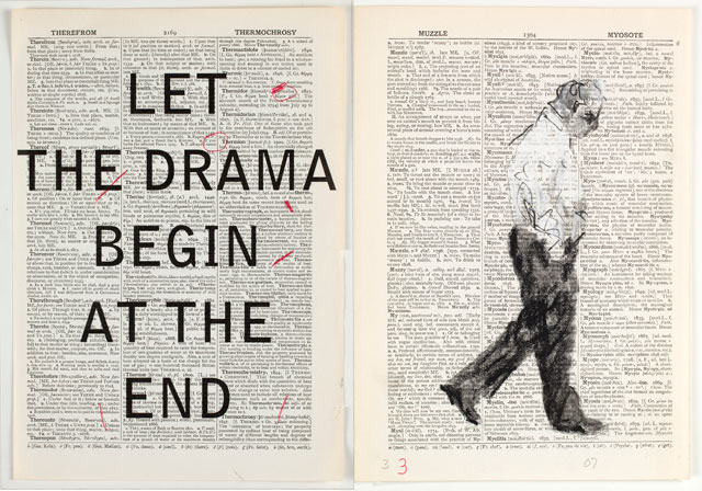 William Kentridge. Second Hand Reading, 2013. Flipbook film from drawings on single pages of the Shorter Oxford English Dictionary, HD video, colour, sound. Courtesy William Kentridge, Marian Goodman Gallery, Goodman Gallery and Lia Rumma Gallery.
