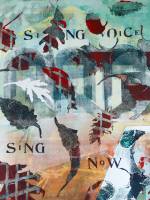 Susan Webster (monotype), Stuart Kestenbaum (letter stamps), Sing, 2016. 43 x 51 cm (17 x 20 in). © the artists.