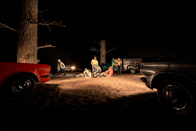 Edward Kienholz. Five Car Stud, 1969–72. Installation view, Fondazione Prada, Milano. Photograph: Delfino Sisto Legnani Studio. Courtesy Fondazione Prada.