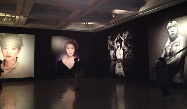 Kishin Shinoyama. Gallery view, GOD (The deceased). Yokohama Museum of Art, Japan, 2017.