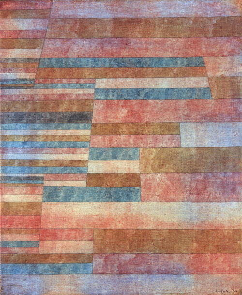 Paul Klee, Steps, 1929. Oil and ink on canvas, 520 x 430 mm. Moderna Museet (Stockholm, Sweden).