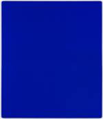 Yves Klein. Untitled blue monochrome (IKB 79), 1959. Paint on canvas on plywood, 139.7 x 119.7 x 3.2 cm. © Yves Klein, ADAGP, Paris/DACS, London, 2017.