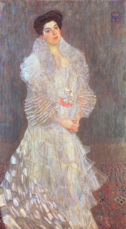 gustav klimt glava zene