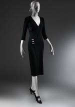Charles James. “Taxi” Dress, c1932. Black wool ribbed knit. © The Metropolitan Museum of Art, Purchase, Alan W. Kornberg Gift, 2013.