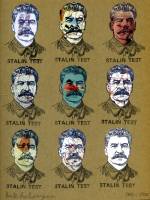 Vagrich Bakhchanyan. Stalin Face, 1981; 2005. Stamped card board, 11 x 9 in. Courtesy of the Kolodzei Art Foundation.