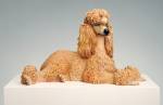 Jeff Koons. Poodle, 1991. Polychromed wood, 23 x 39 1⁄2 x 20 1⁄2 in (58.4 x 100.3 x 52.1 cm). Whitney Museum of American Art, New York; promised gift of Thea Westreich Wagner and Ethan Wagner. © Jeff Koons.
