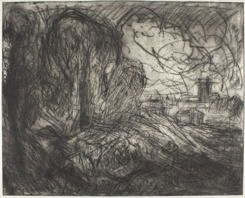 Leon Kossoff. <em>From Constable: Stoke-by-Nayland. </em>Private collection © Leon Kossoff