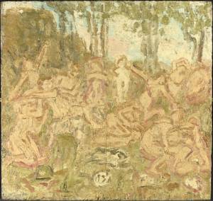 Leon Kossoff. <em>From Poussin: The Triumph of Pan</em>, 1998. Private collection © Leon Kossoff