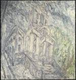 Leon Kossoff. <em>Christchurch Spitalfields</em>, 2005. Private collection © Leon Kossoff