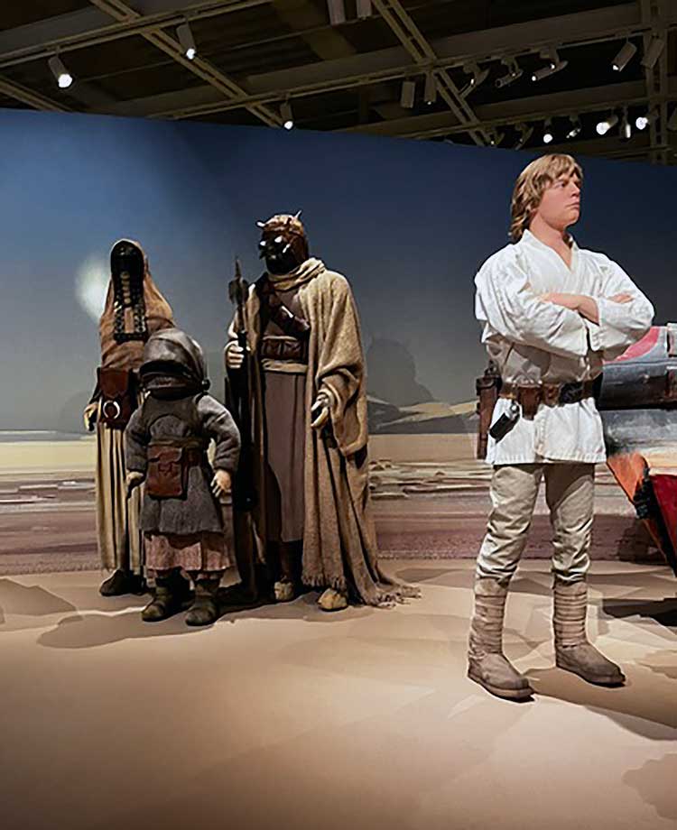 Installation view, Lucas Museum of Narrative Art, Los Angeles. Photo: Jill Spalding.