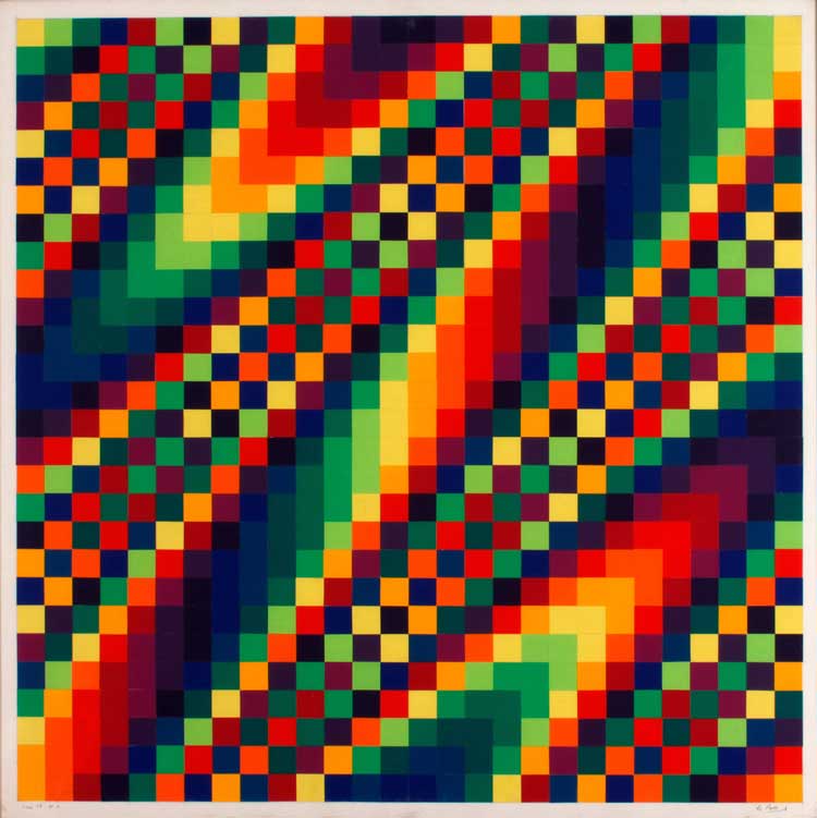 Julio Le Parc, Series 37 n°1, 1970. Lent by the Atelier Le Parc 2026 © ADAGP, Paris and DACS, London 2025.