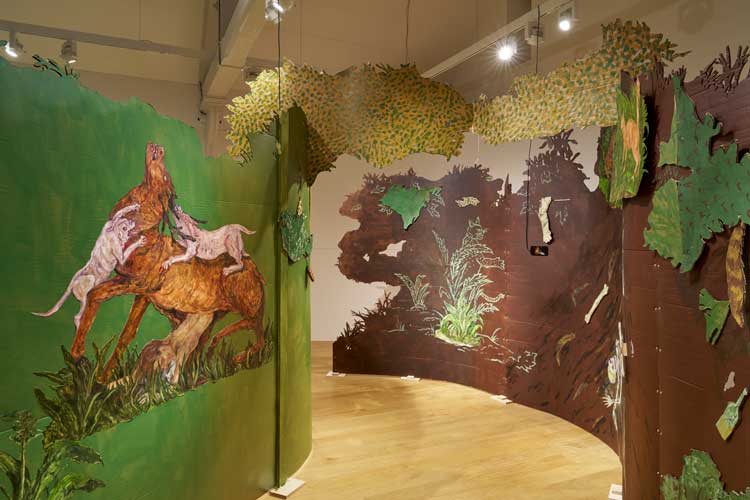 Candice Lin, g/hosti, 2025. Installation view, Whitechapel Gallery. Photo © Above Ground Studio (Matt Greenwood).