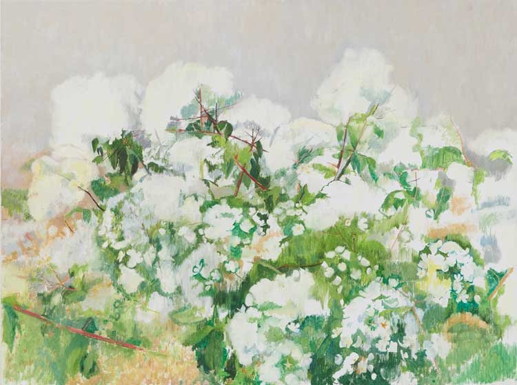 Charlotte Verity, From Above, 2020. Oil on canvas, 90.5 x 120.5 cm (35 5⁄8 x 47 1⁄2 x 1 1⁄8 in). © Charlotte Verity, all rights reserved DACS 2024. Courtesy albertz benda, New York.