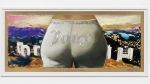 Eric Yahnker. Study for a Hollywood Ending, 2024. Pastel on Stonehenge, 11 x 24 in (28 x 61 cm). Image courtesy The Hole, Los Angeles.
