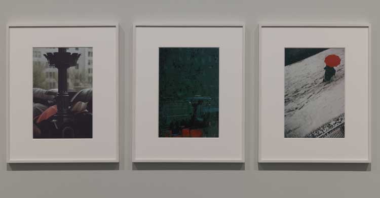 Saul Leiter: An Unfinished World, installation view, MK Gallery, Milton Keynes, 2024. Photo: © Rob Harris.