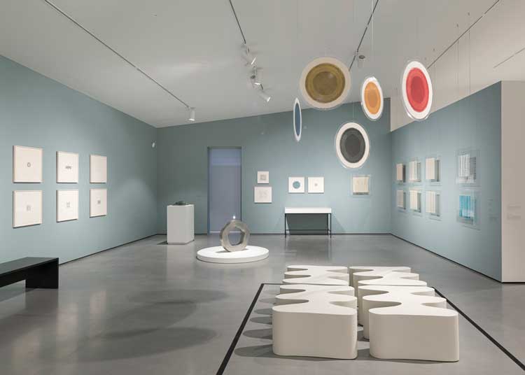 Kim Lim: Space, Rhythm & Light, installation view, The Hepworth Wakefield, 25 November 2023 – 2 June 2024.