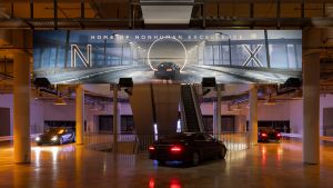 In a vast three-floor installation, Lek turns what we think we know about AI on its head, as we follow the fictional Farsight Corporation struggling to fix the mental health crisis of a sentient self-drive car