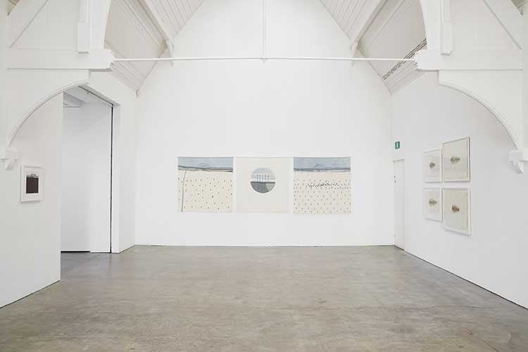 Installation view, Britta Marakatt-Labba: Under the Vast Sky, (2022).© Ikon Gallery. Photo: Stuart Whipps.