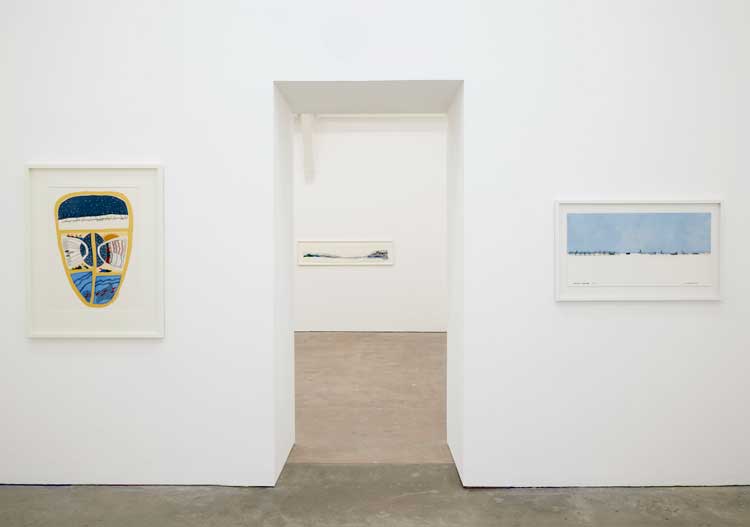 Installation view, Britta Marakatt-Labba: Under the Vast Sky, (2022).© Ikon Gallery. Photo: Stuart Whipps.