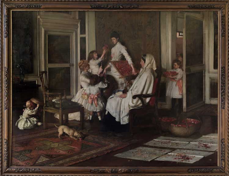 John Henry Lorimer. Pot Pourri, oil on canvas. Private Collection. Photo: Nick Haynes.