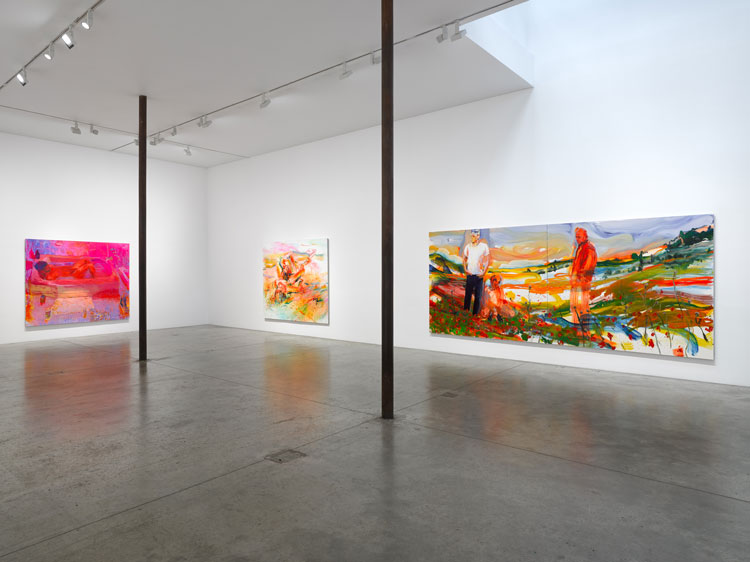 Doron Langberg: Give Me Love, Installation view, Victoria Miro Gallery I, London, 3 September – 6 November 2021. © Doron Langberg. Courtesy the artist and Victoria Miro.