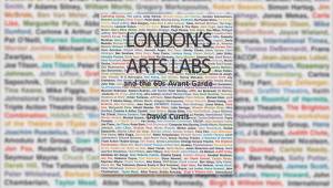 London’s Arts Labs and the 60s Avant-Garde, book cover, designed by David Curtis.