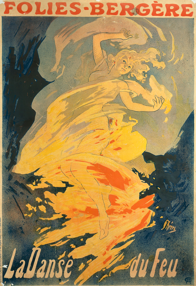 Henri de Toulouse-Lautrec. Folies-Bergère, The Fire Dance, 1897. Photo © Musée d'Ixelles-Bruxelles / Courtesy of Institut für Kulturaustausch, Tübingen.