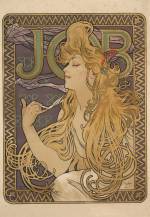 Alphonse Mucha. Job, 1897. Photo © Musée d'Ixelles-Bruxelles / Courtesy of Institut für Kulturaustausch, Tübingen.