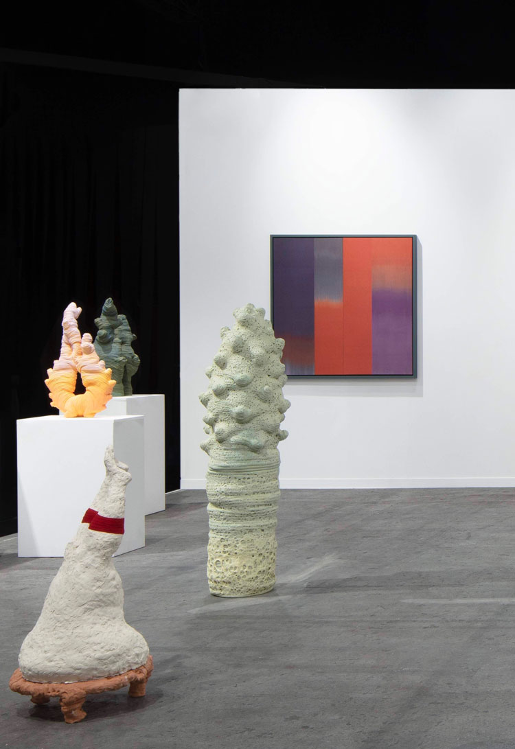 Sam Lucas, installation view, Taste Contemporary, ArtGenève, 2020. Image courtesy of Taste Contemporary.