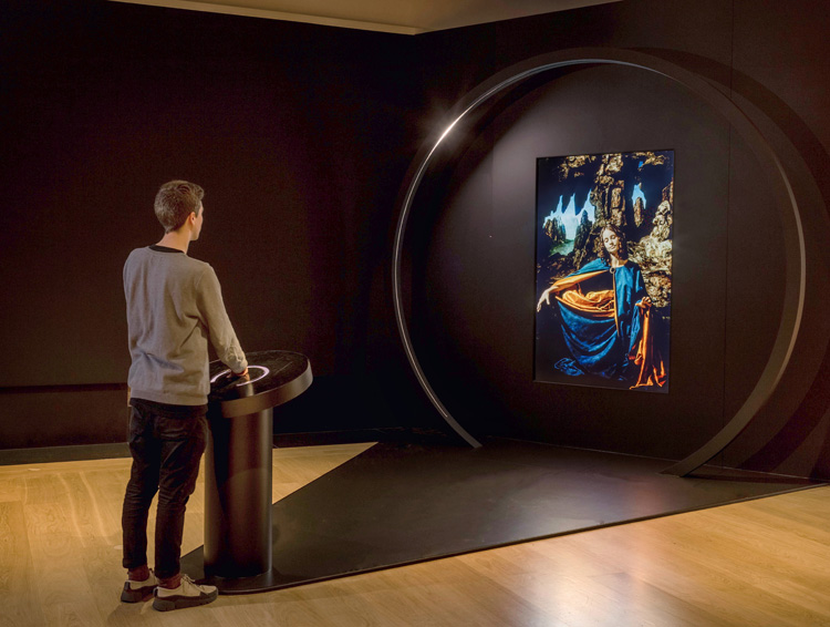 Leonardo: Experience a Masterpiece, National Gallery, London. Photo: 59 Productions.