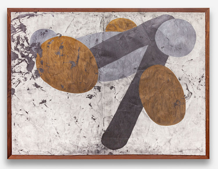Tony Lewis. Touch, 2019. Graphite, pencil, and coloured pencil on paper mounted on wood, 193 × 255 × 2.5 cm (76 × 100 1/2 × 1 in). Courtesy Massimo De Carlo, Milan / London / Hong Kong.