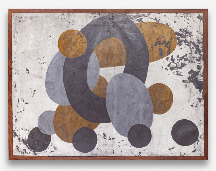 Tony Lewis. Agree, 2019. Graphite, pencil, and colored pencil on paper mounted on wood, 193 × 255 × 2.5 cm (76 × 100 1/2 × 1 in). Courtesy Massimo De Carlo, Milan / London / Hong Kong.