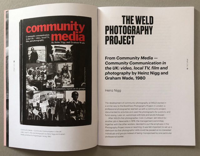 Detail of Photography for Whom? – Issue 1, June 2019.