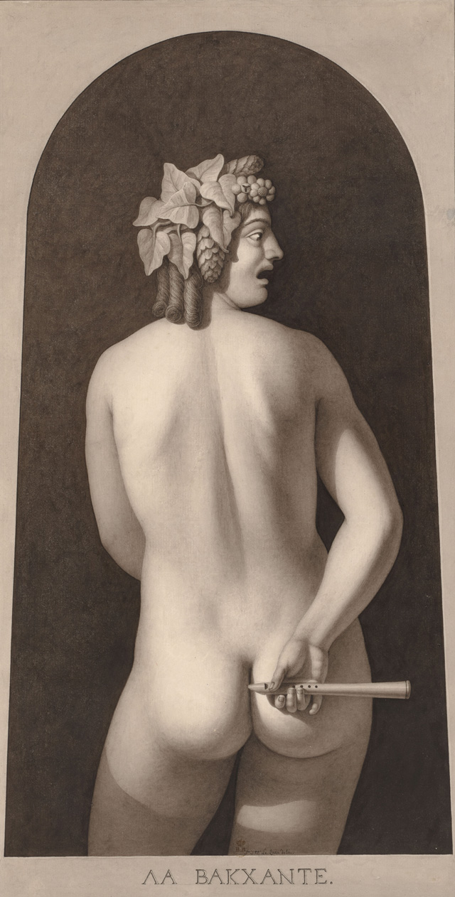 Jean-Jacques Lequeu. The Bacchant, undated. Image: Department of Prints and Photography, BnF.